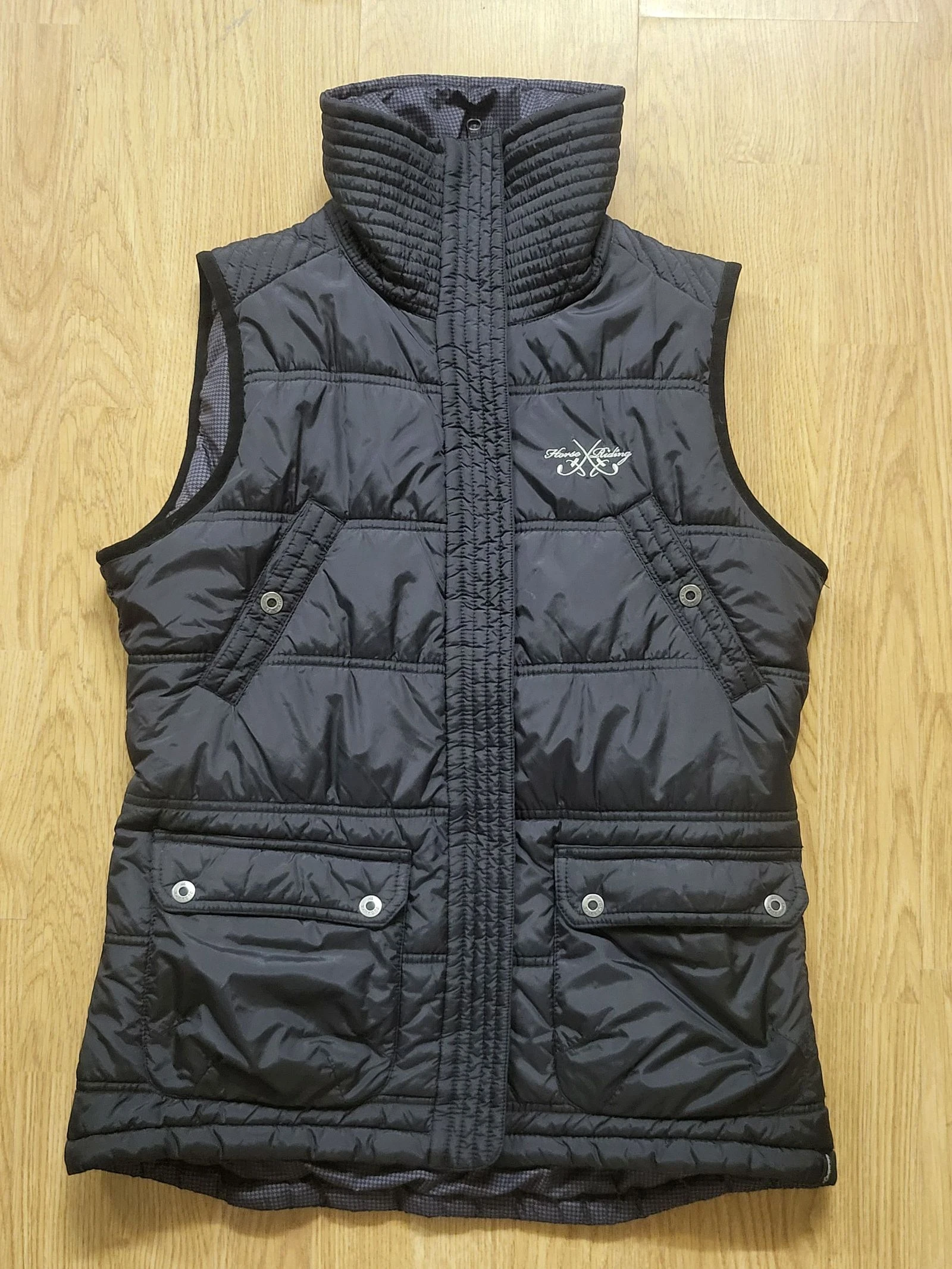 Blouson sans manche réversible d'équitation 
